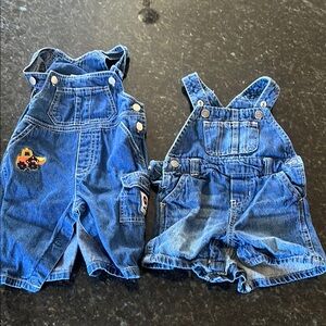 Kids Denim Overalls Set
